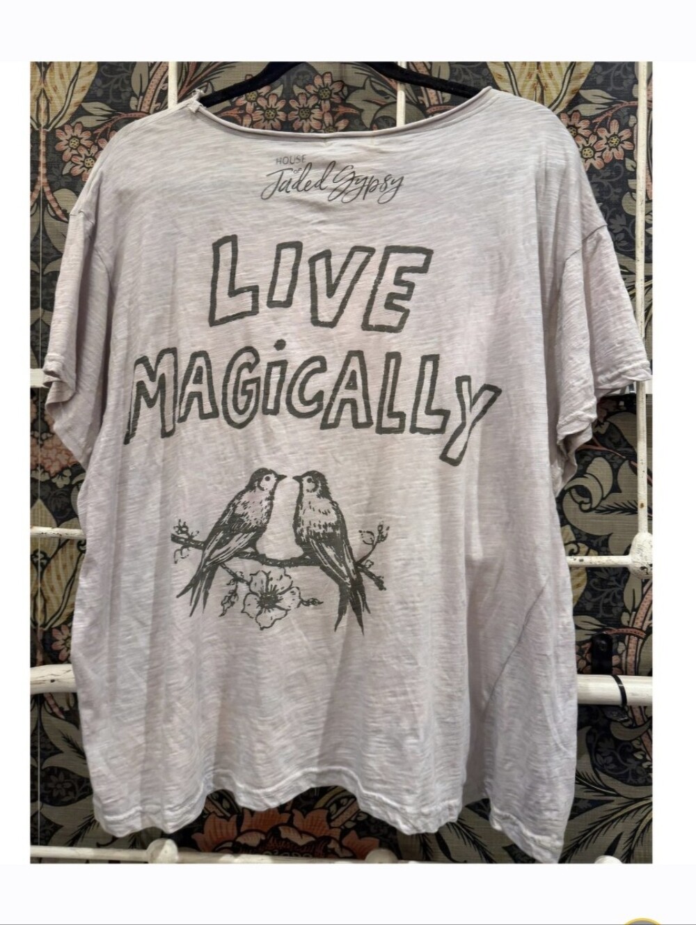 1 LEFT🔥NEW🔥Worn And Weathered Tee- FAIRY - House Of Jaded Gypsy LTD EDITION - Picture 2 of 2